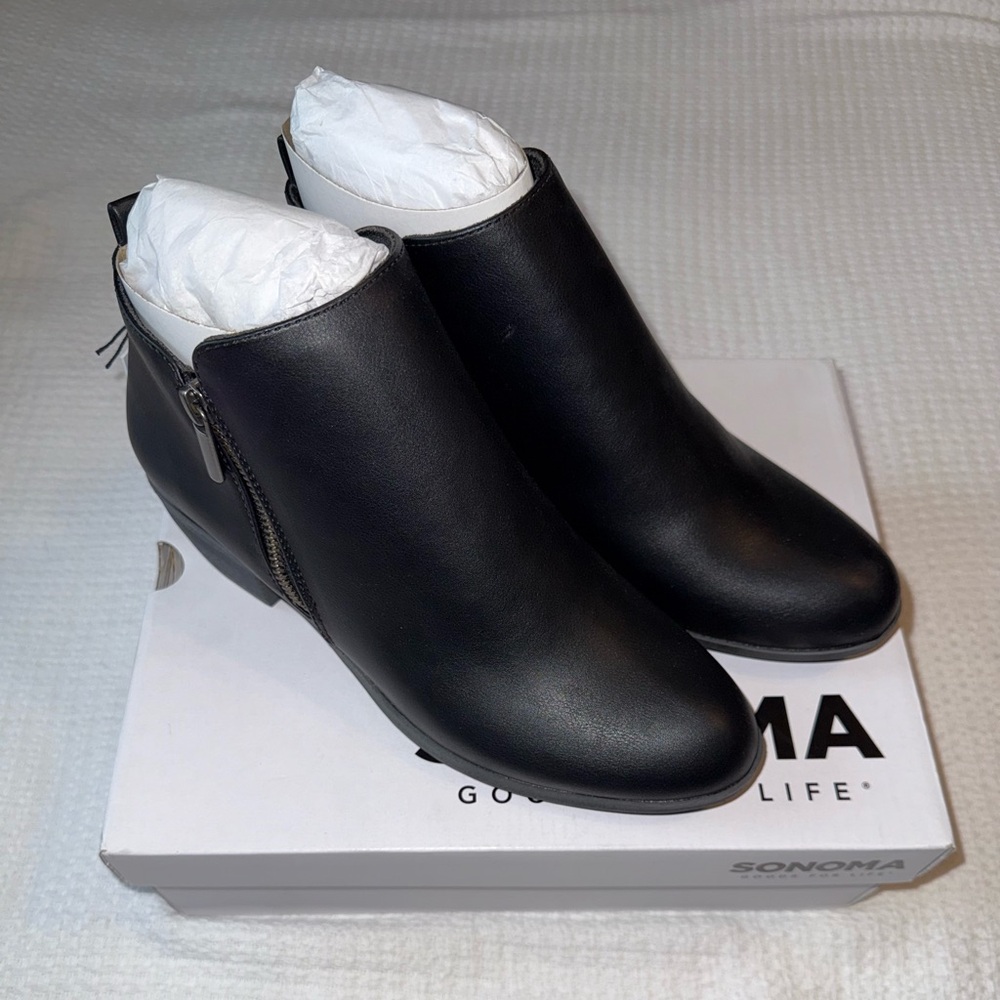 Sonoma Women's Black Ankle Boots